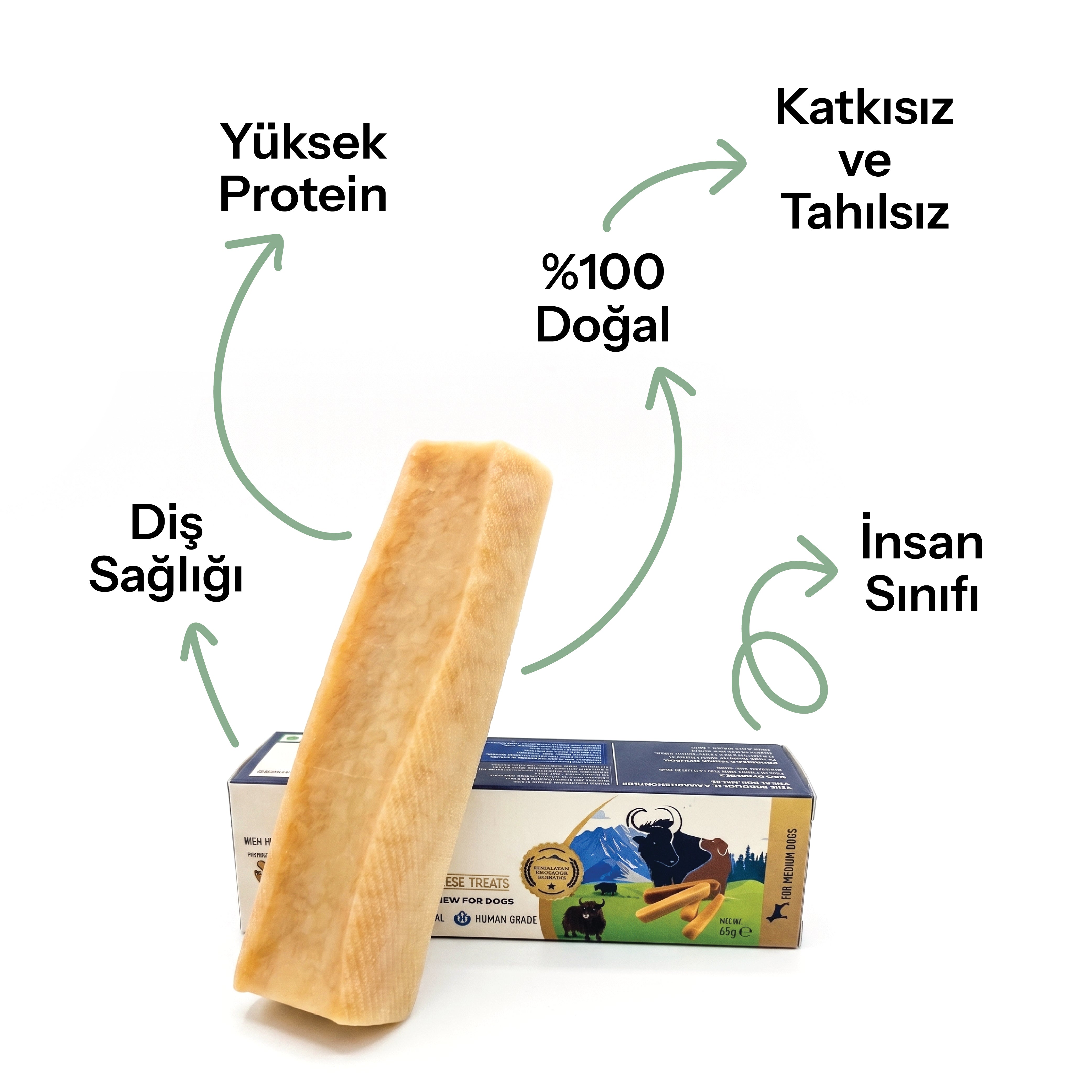 Pawfect Finest Himalayan Cheese Peynir Köpek Ödülü, 65g