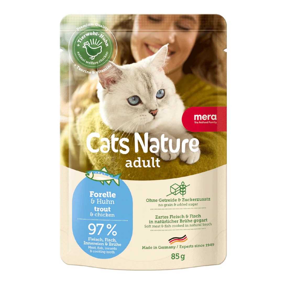Mera Cats Nature Yetişkin Kedi Yaş Maması, 85g