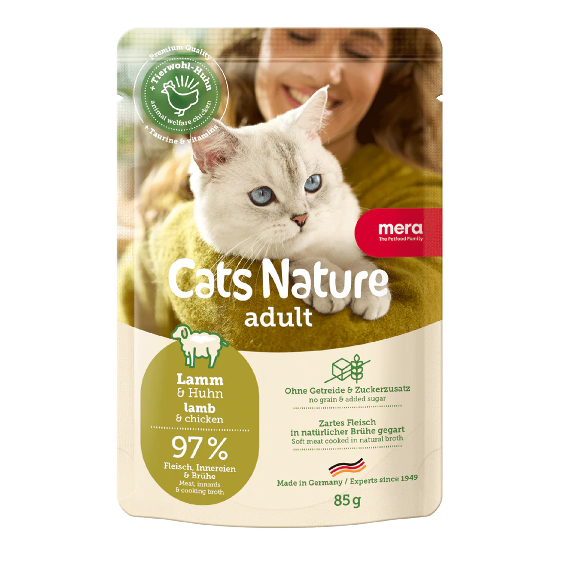 Mera Cats Nature Yetişkin Kedi Yaş Maması, 85g