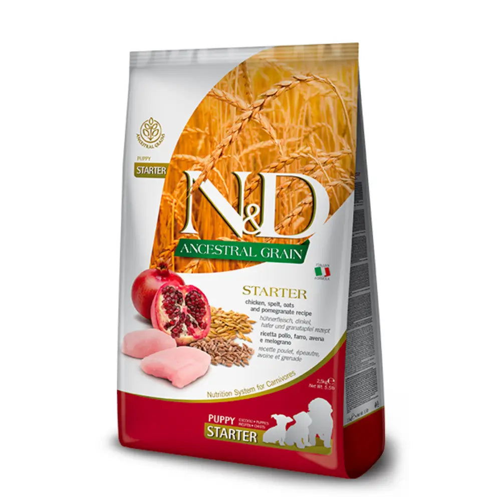 N&D Ancestral Grain Az Tahıllı Tavuklu ve Narlı Yavru Köpek Maması