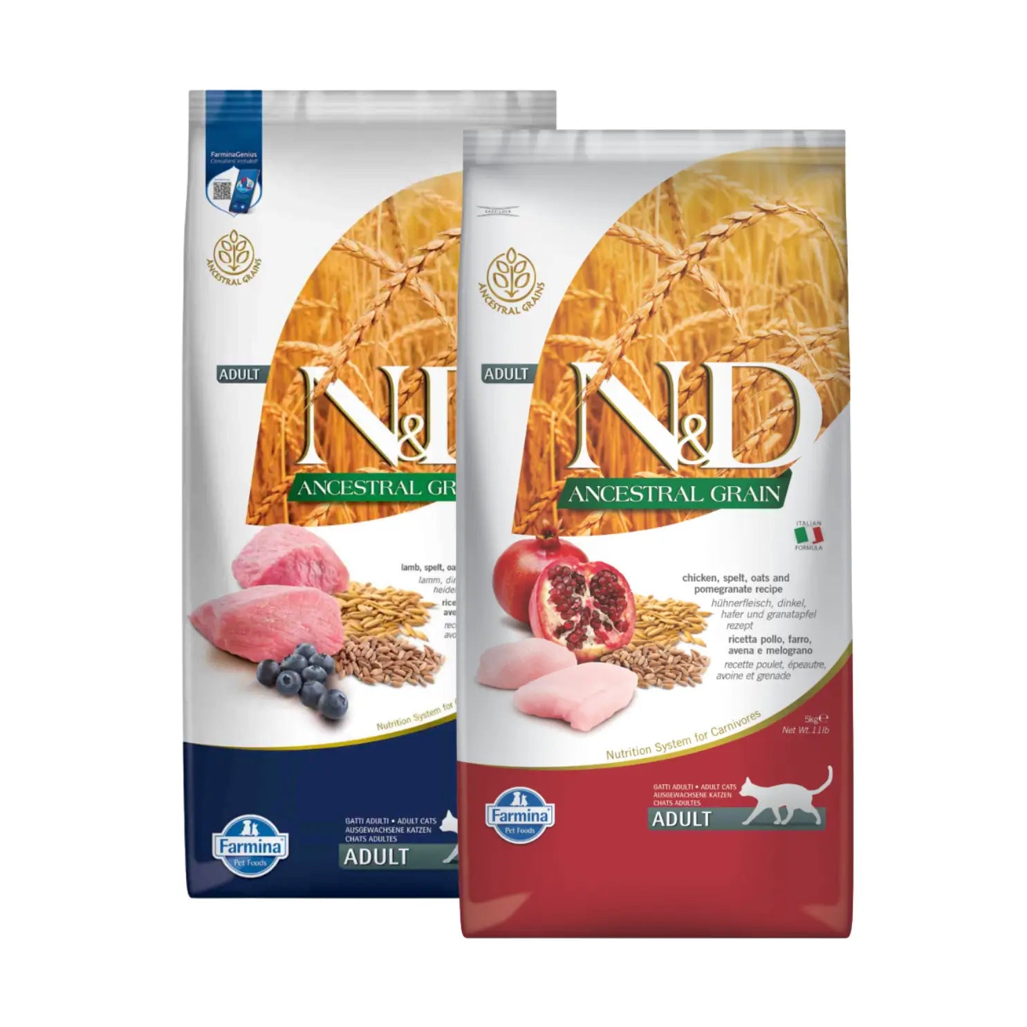 N&D Ancestral Grain Az Tahıllı Yetişkin Kedi Maması