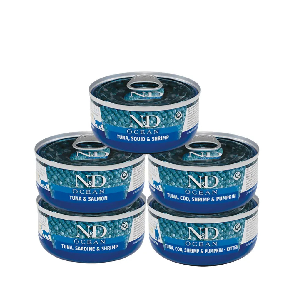 N&D Ocean Yetişkin Kedi Yaş Maması, 70g