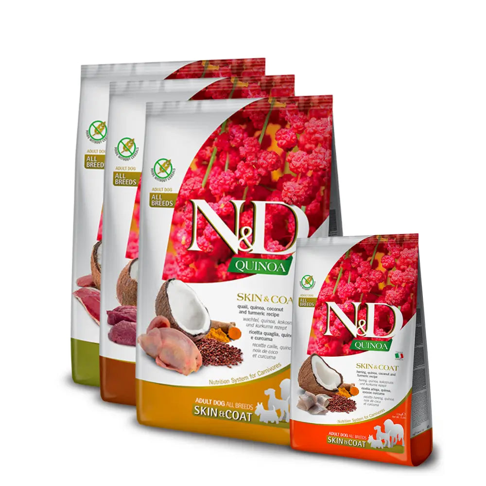 N&D Quinoa Tahılsız Cilt ve Tüy Bakımı Yetişkin Köpek Maması