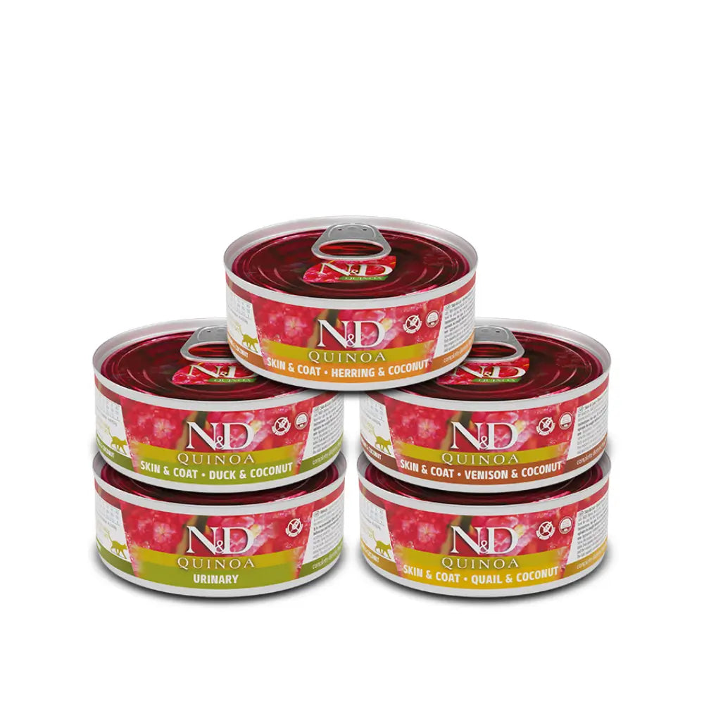 N&D Quinoa Tahılsız Yetişkin Kedi Yaş Maması, 80g