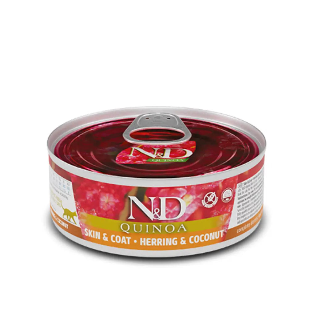 N&D Quinoa Tahılsız Yetişkin Kedi Yaş Maması, 80g