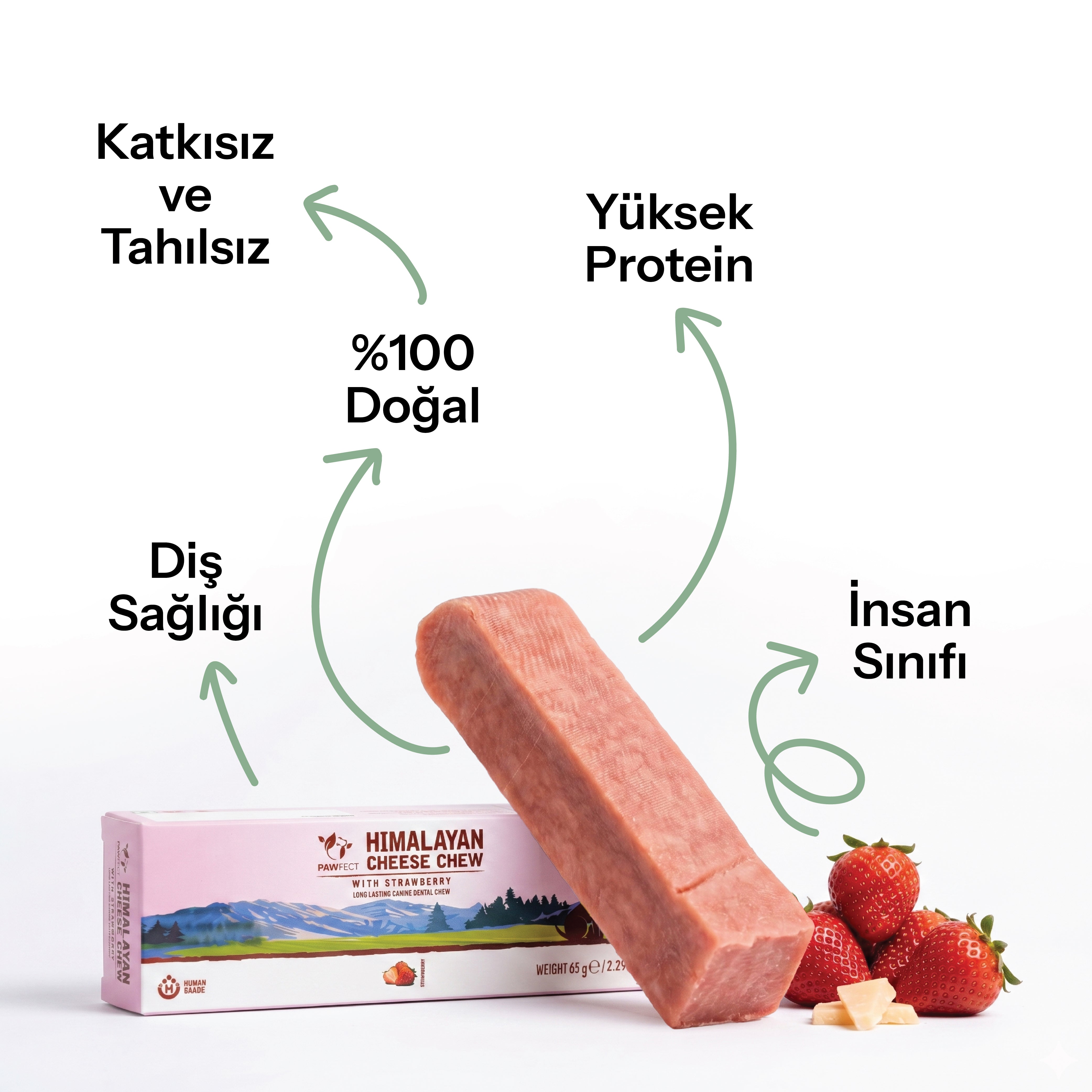 Pawfect Finest Himalayan Cheese Peynir Köpek Ödülü, 65g