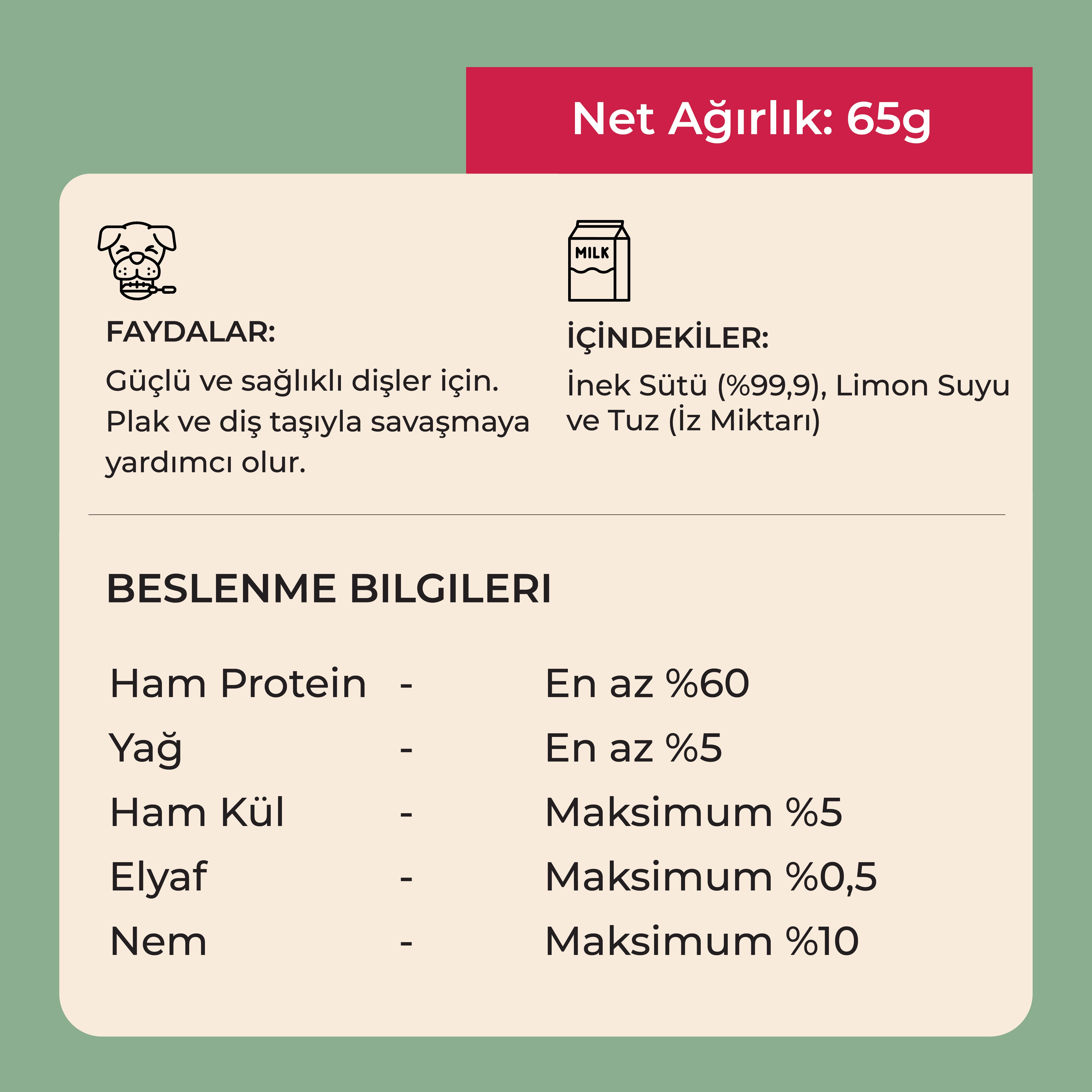 Pawfect Finest Himalayan Cheese Peynir Köpek Ödülü, 65g