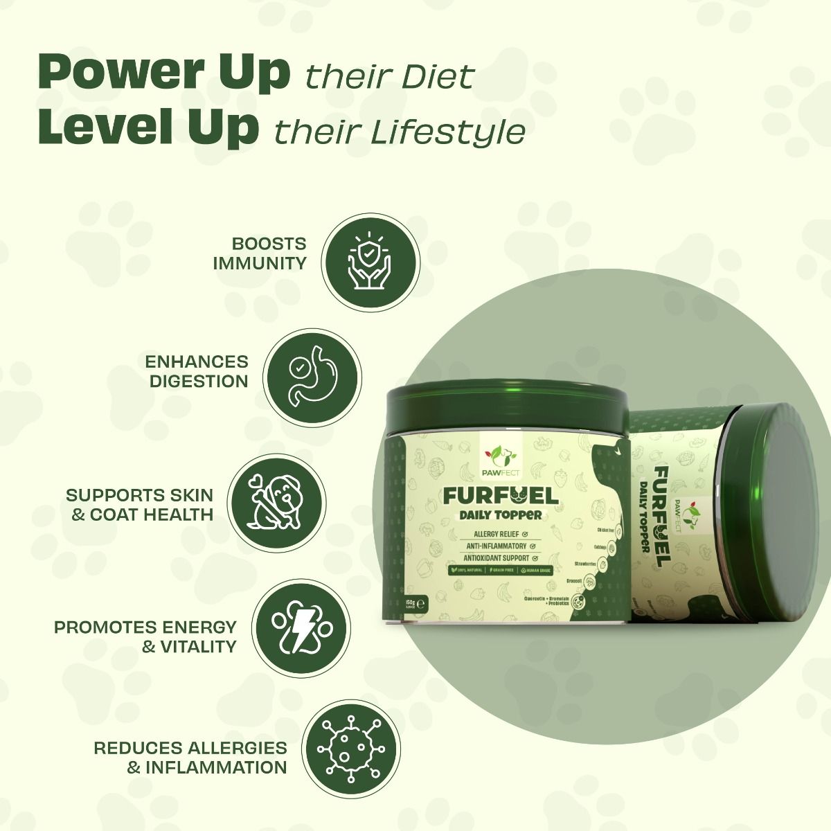 Pawfect Furfuel Tavuk Ciğeri Köpek Toppers, 150g