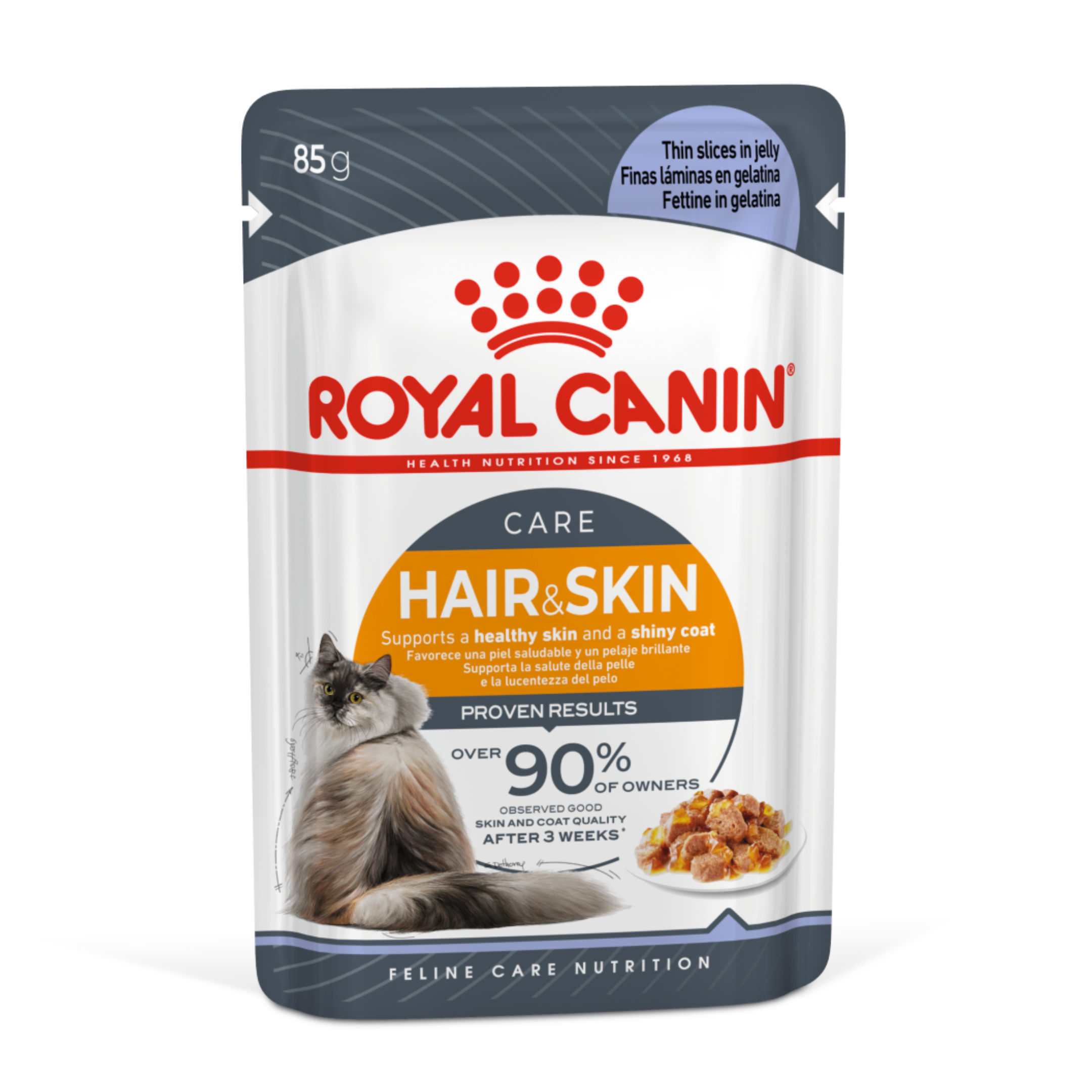 Royal Canin Hair & Skin Yetişkin Kedi Yaş Maması, 85g