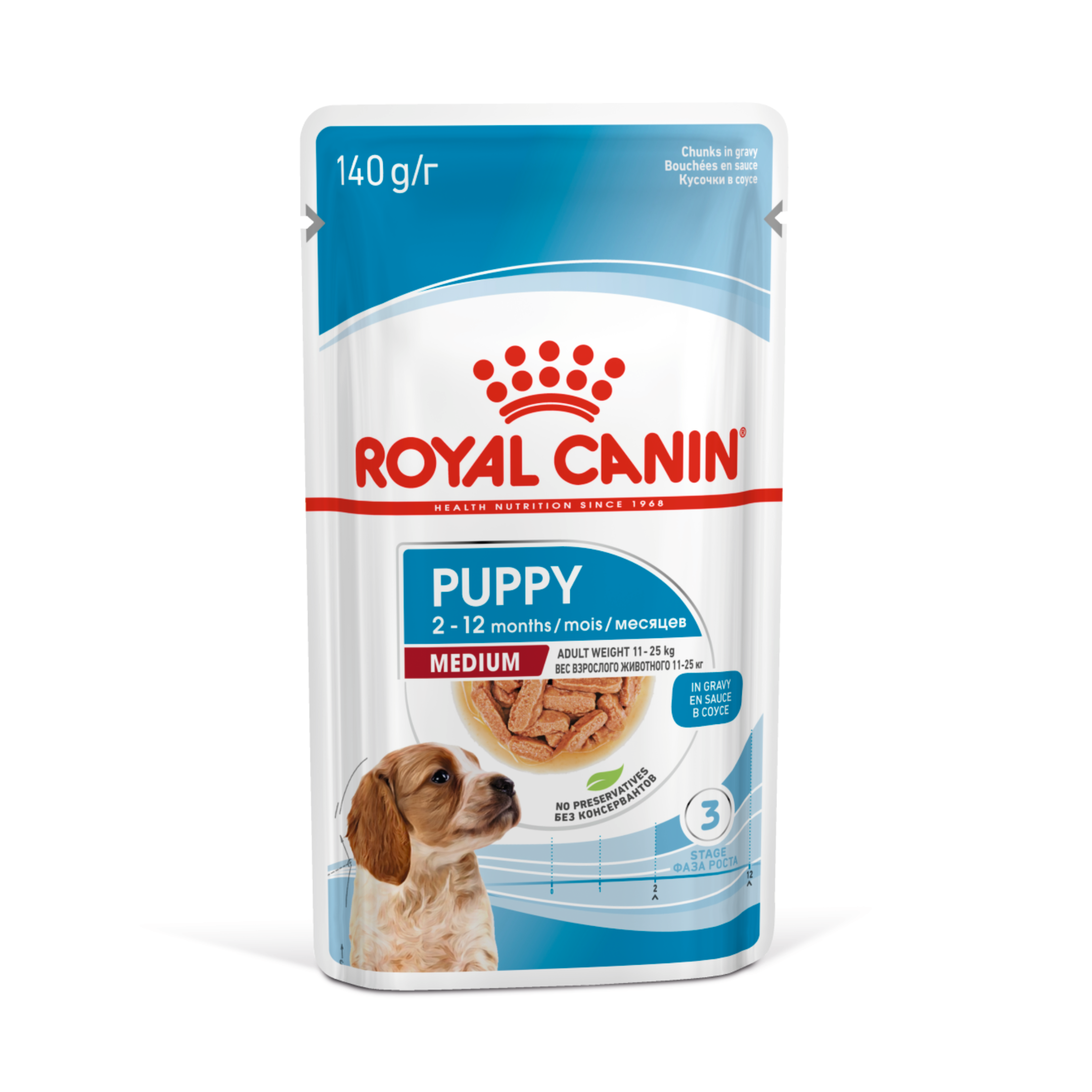 Royal Canin Medium Puppy Orta Yavru Köpek Yaş Maması, 140g