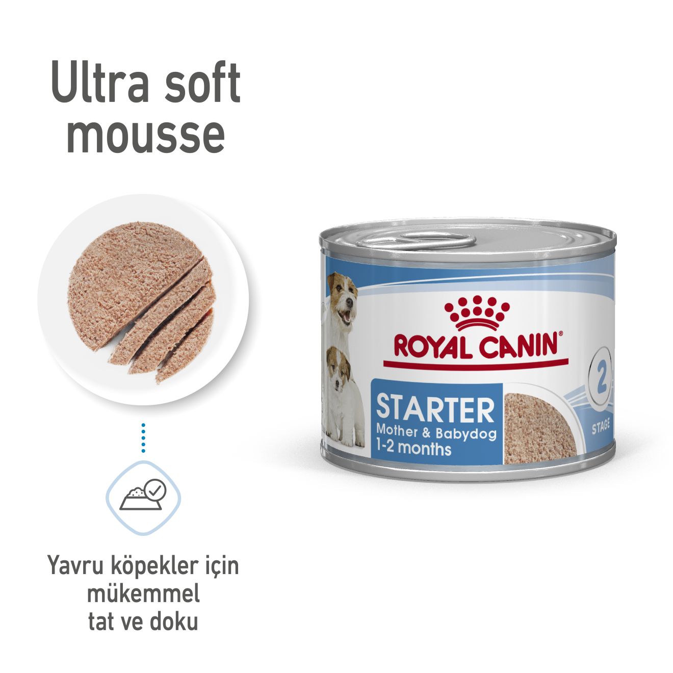 Royal Canin Starter Mousse Yavru Köpek Konserve Maması, 195g