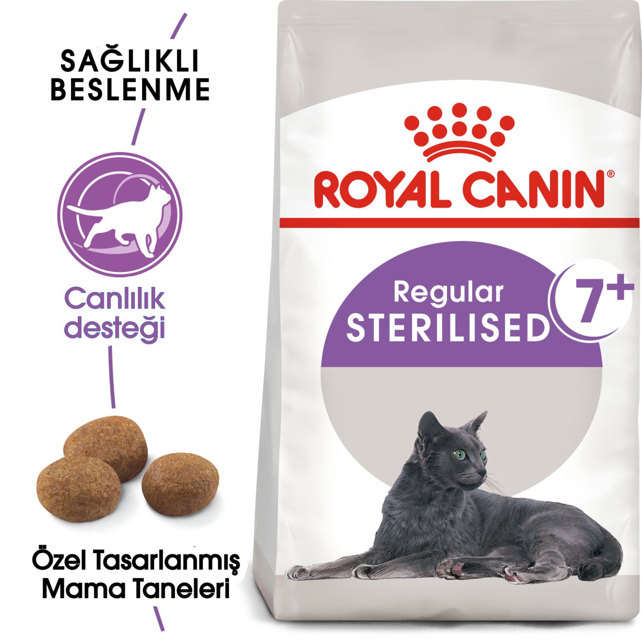 Royal Canin Sterilised +7 Kısırlaştırılmış Yaşlı Kedi Maması