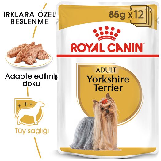 Royal Canin Yorkshire Terrier Yetişkin Köpek Yaş Maması, 85g