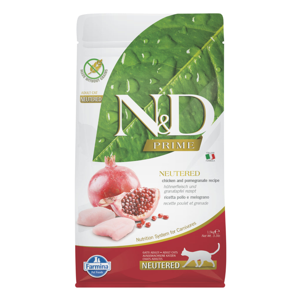 N&D Prime Tahılsız Kısırlaştırılmış Yetişkin Kedi Maması