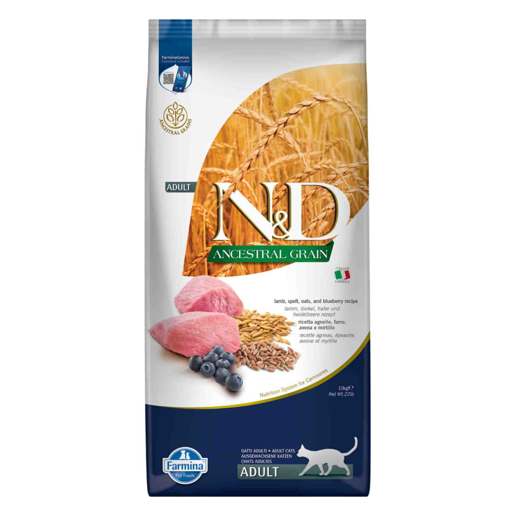 N&D Ancestral Grain Az Tahıllı Yetişkin Kedi Maması