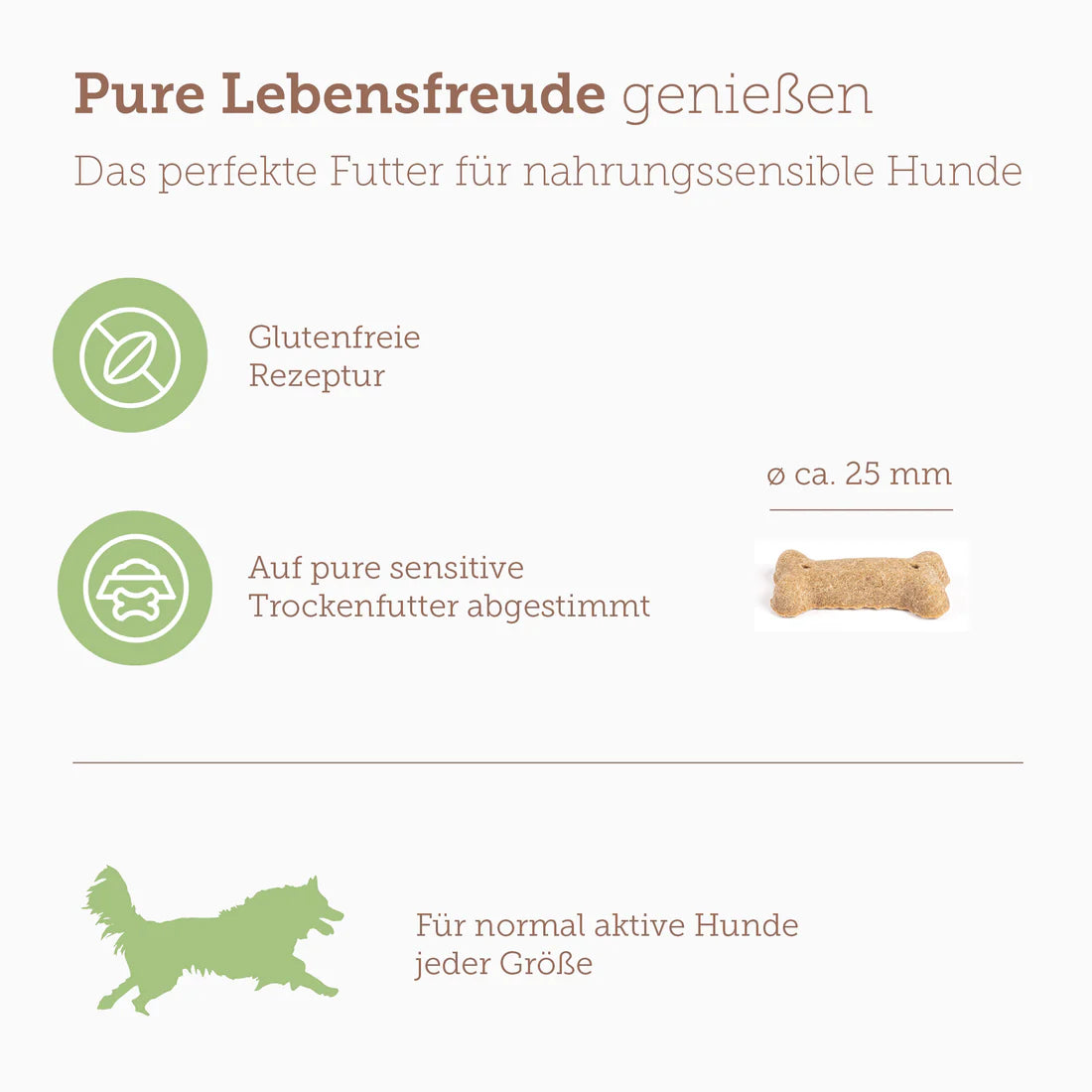 Mera Pure Sensitive Yetişkin Köpek Bisküvi Maması, 600g