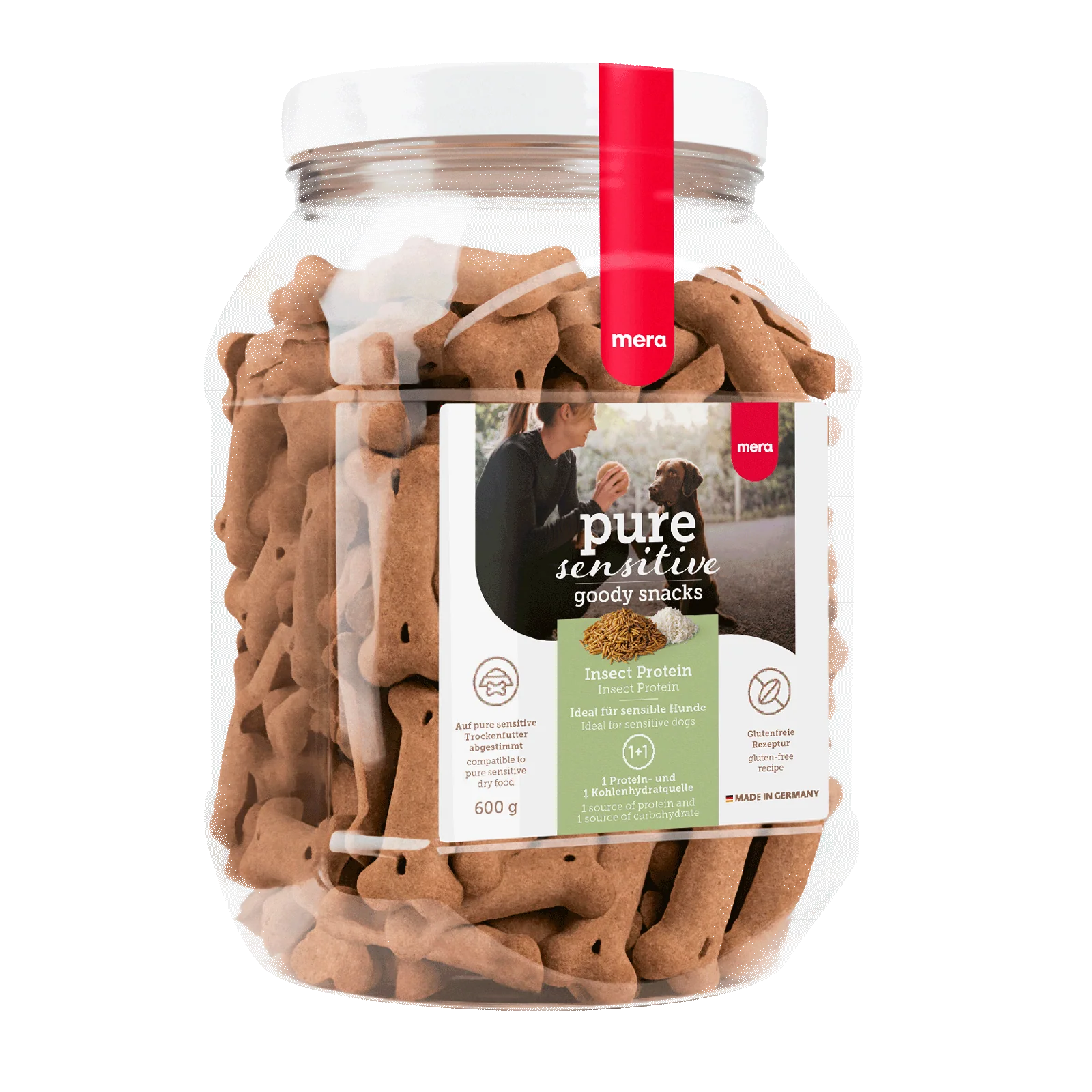 Mera Pure Sensitive Yetişkin Köpek Bisküvi Maması, 600g