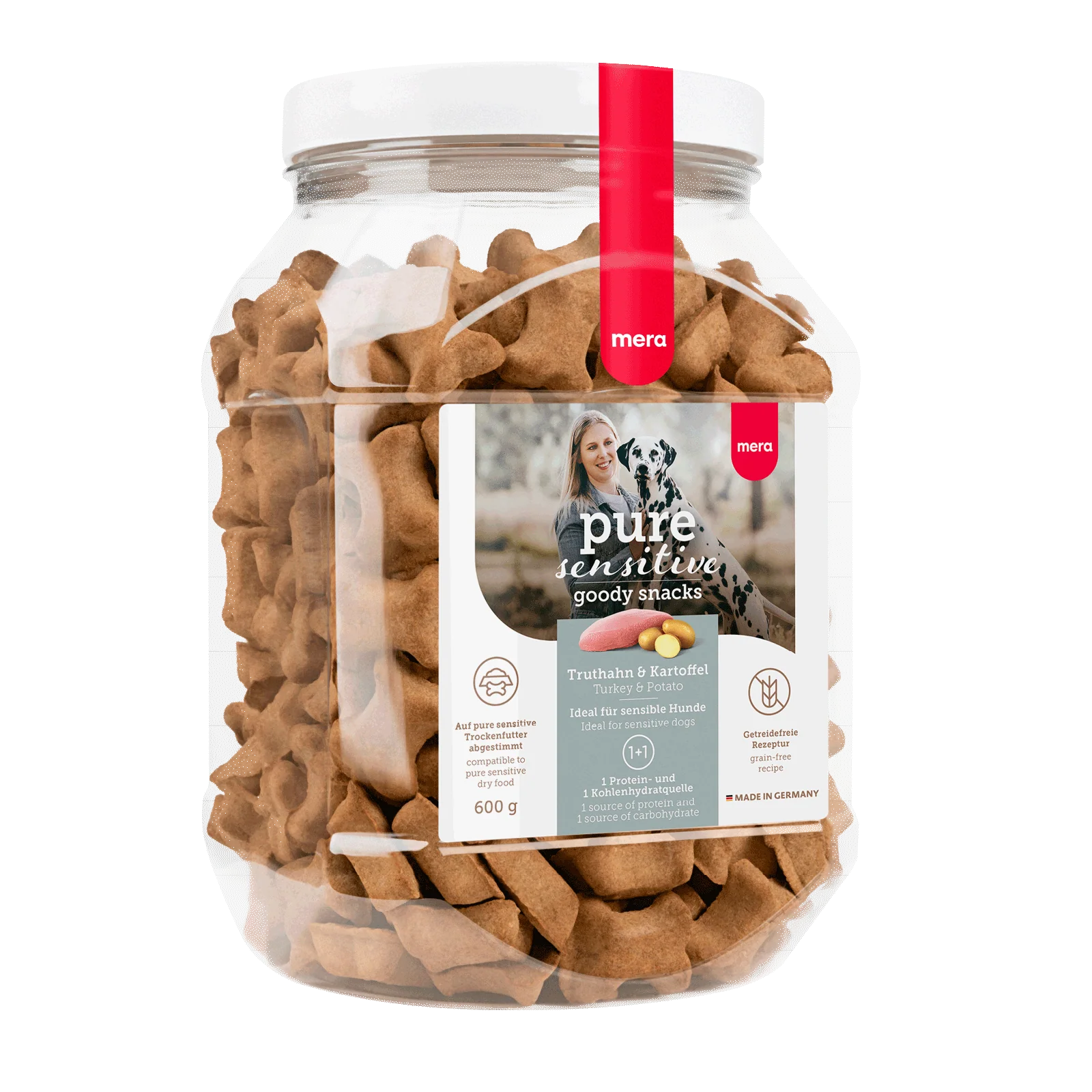 Mera Pure Sensitive Yetişkin Köpek Bisküvi Maması, 600g