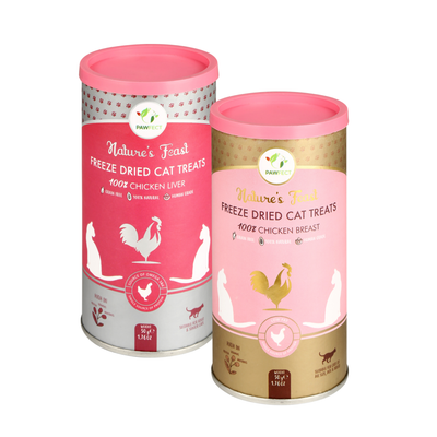 Pawfect Nature's Feast Freeze Dried Dondurulmuş Kurutulmuş Kedi Ödülü, 50g